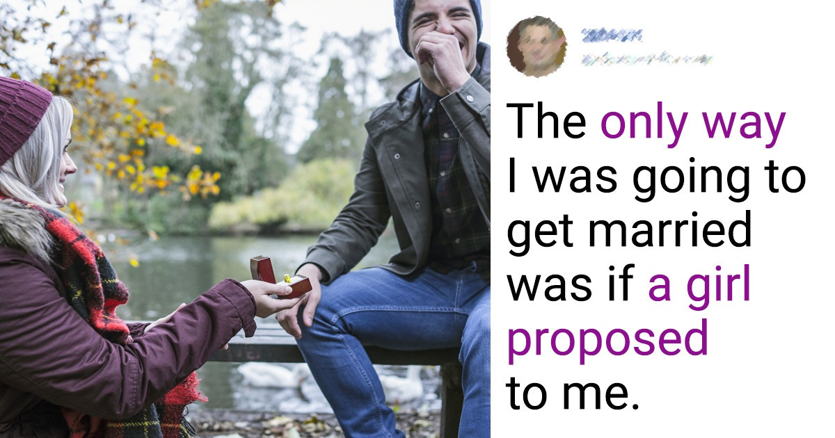 15 Men Shared How They Felt When Their Girlfriends Proposed to Them and Proved It’s Time to Break Down Outdated Stereotypes 15 Men Shared How They Felt When Their Girlfriends Proposed to Them and Proved It’s Time to Break Down Outdated Stereotypes