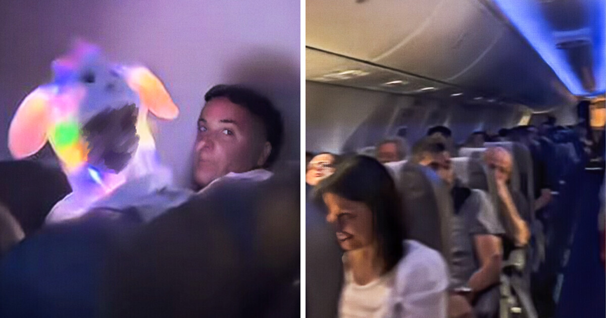 Viral Video: Child’s Glowing Outfit on a Dark Plane Causes Reactions Viral Video: Child’s Glowing Outfit on a Dark Plane Causes Reactions