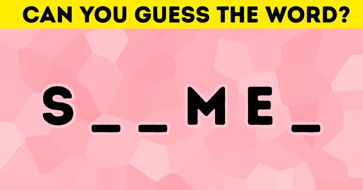 Challenge: Find the Hidden Words in Less Than 5 Minutes