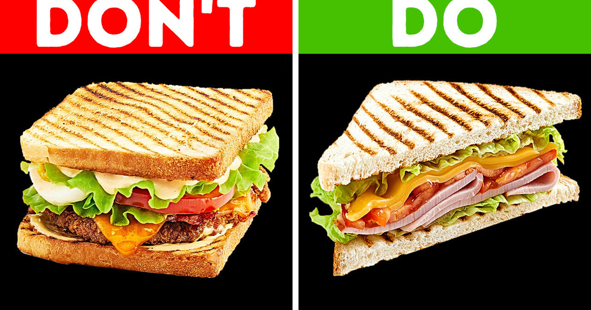 Why Triangular Sandwiches Taste Better Than Rectangular Ones