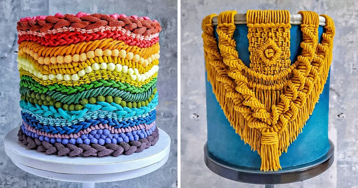 An Artist Makes Cakes That Look Like Embroidery and We Cannot Take Our Eyes Off Them An Artist Makes Cakes That Look Like Embroidery and We Cannot Take Our Eyes Off Them