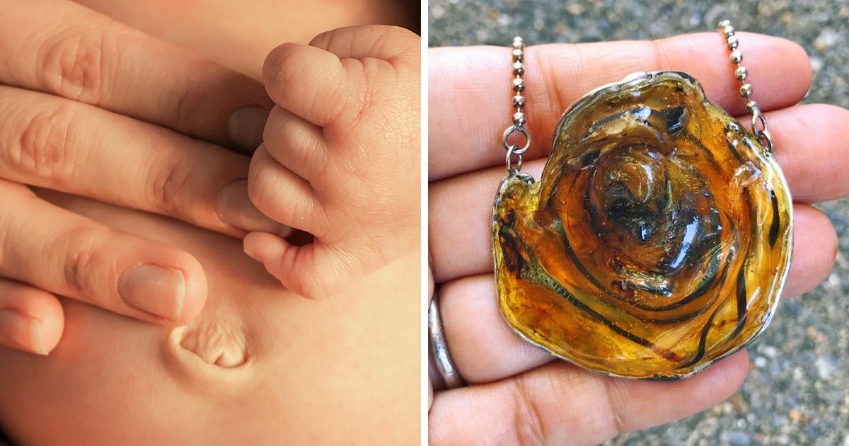 Moms Are Turning Their Babies’ Umbilical Cords Into Jewelry, and We Don