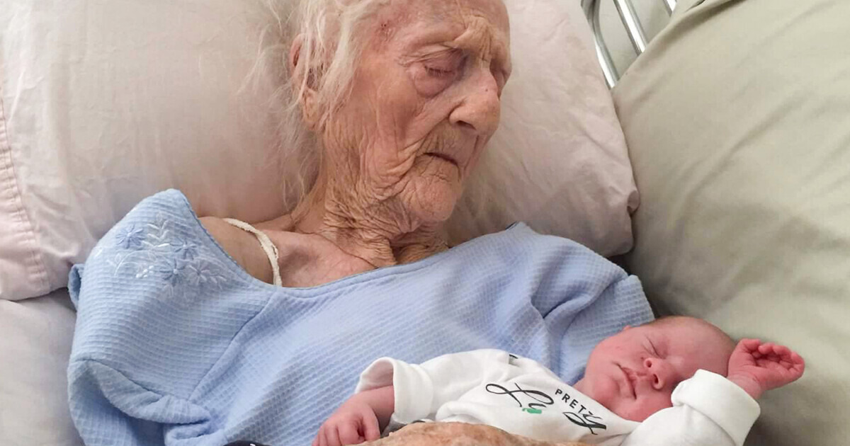 101-Year-Old Holds Newborn Great-Granddaughter Before Passing Away 101-Year-Old Holds Newborn Great-Granddaughter Before Passing Away