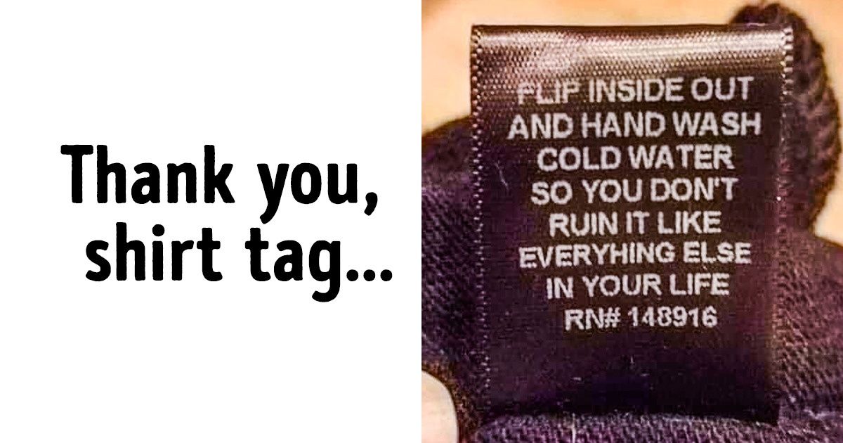 16 Bold Clothing Tags That Say More Than They’re Supposed To / Bright Side