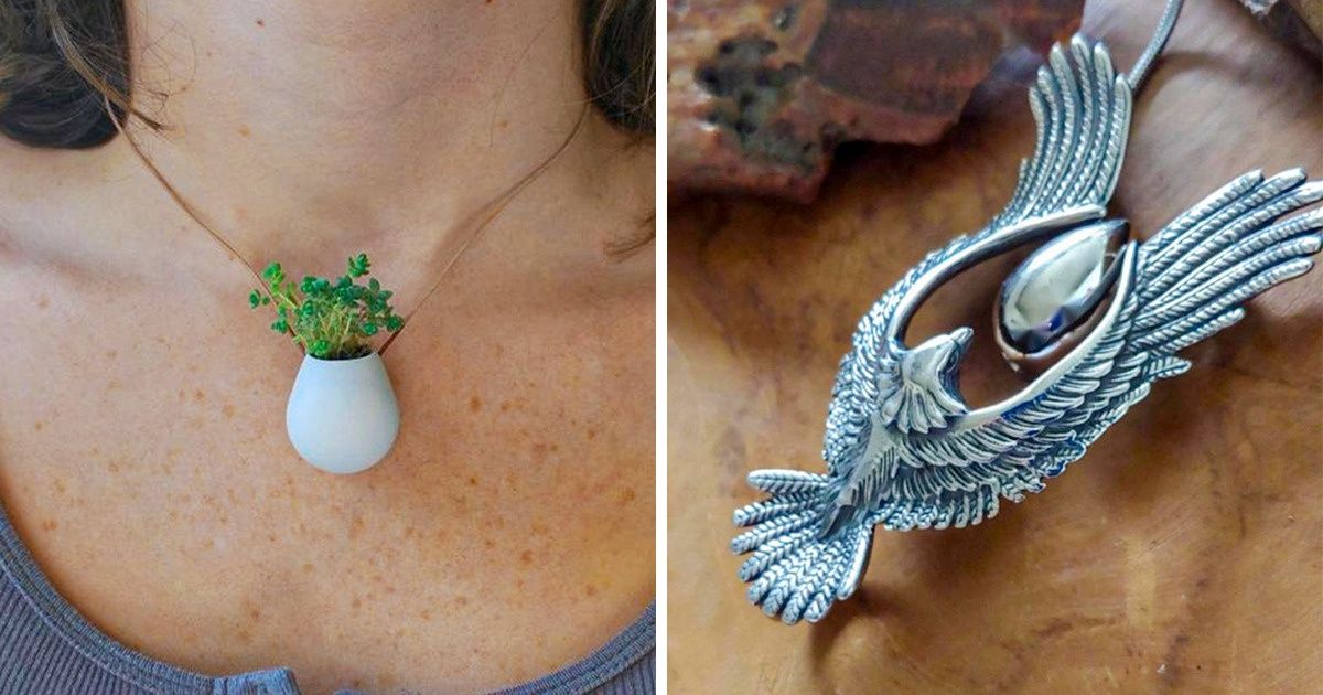 20 Wildly Creative Jewelry Pieces That Are Wearable Works of Art 20 Wildly Creative Jewelry Pieces That Are Wearable Works of Art