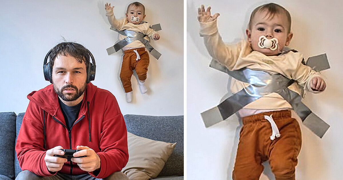 Meet the Creative Father Who Took “Being Home Alone With Dad” to a Next Level