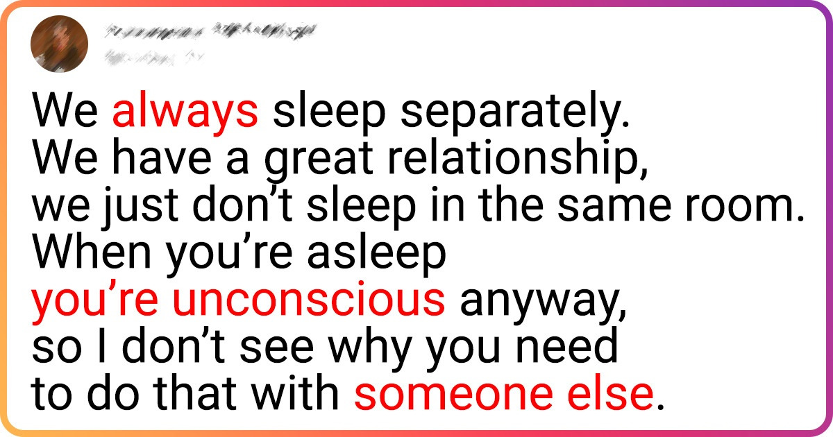 15 Married People Shared Why They Decided to Sleep Separately and How It Has Helped Their Relationships