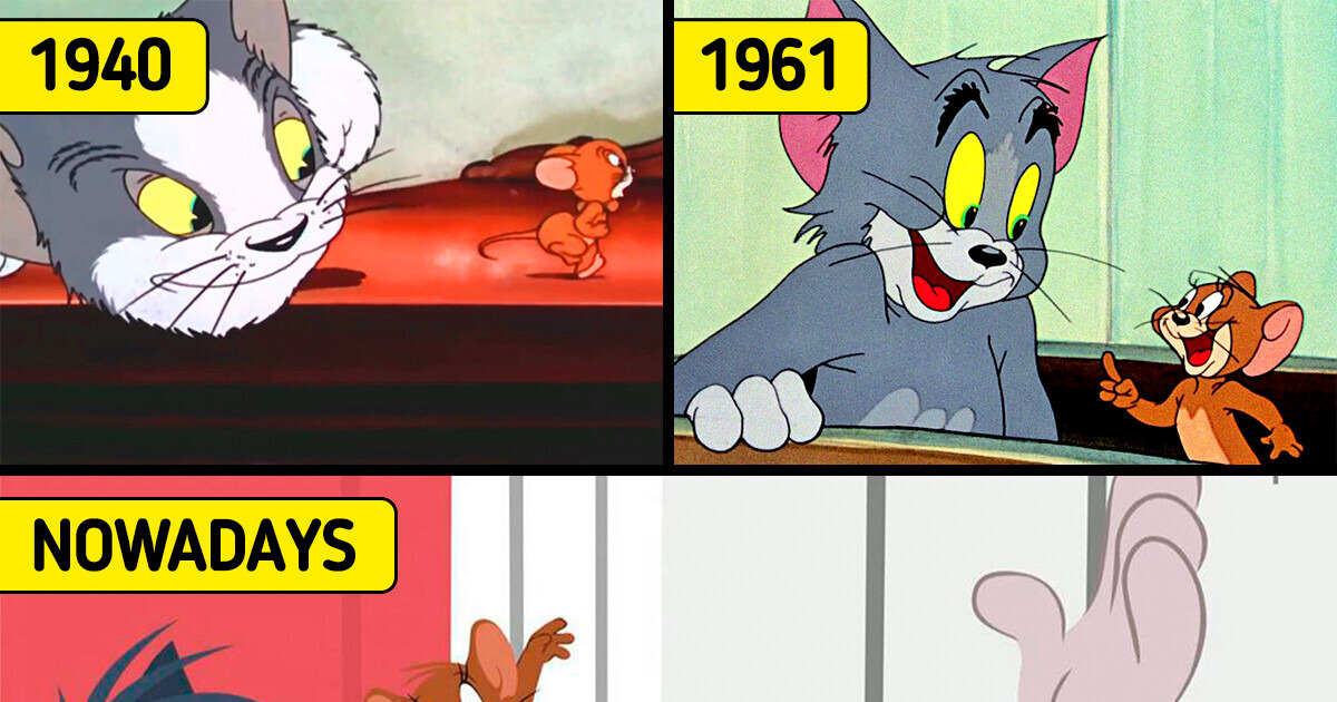 How the Famous Cartoons of Our Childhood Have Changed Over Time How the Famous Cartoons of Our Childhood Have Changed Over Time