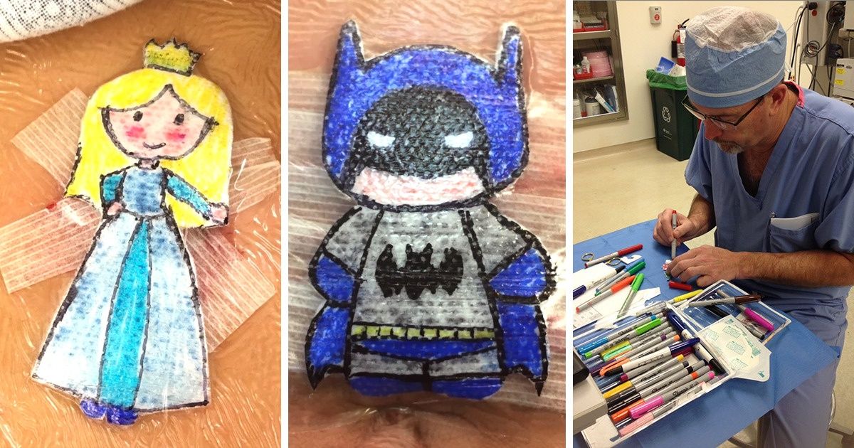 A Surgeon Turns Kids’ Scars Into Cartoon Characters to Help Them Forget About the Pain A Surgeon Turns Kids’ Scars Into Cartoon Characters to Help Them Forget About the Pain