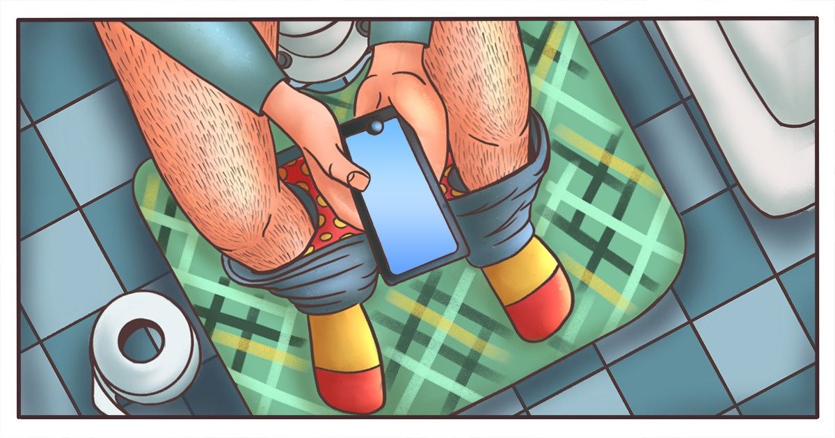 Why We Shouldn’t Read While on the Toilet