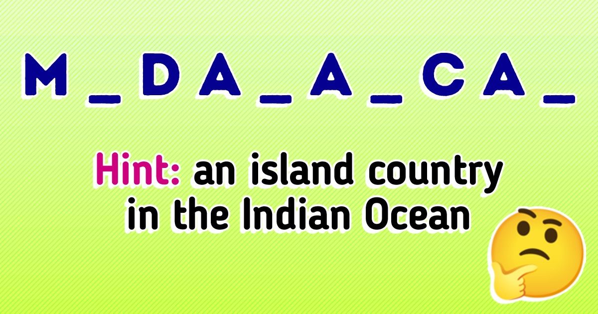 Test: Fill in the Missing Letters for These 15 Words