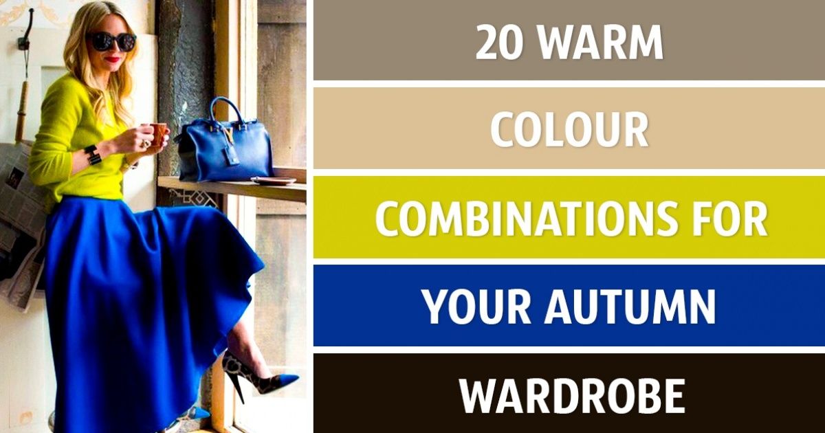 20 Warm Colour Combinations For Your Autumn Wardrobe