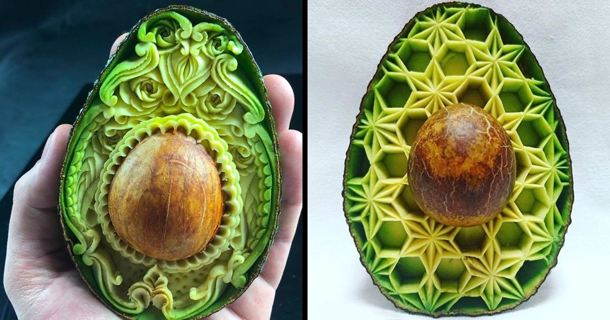 Artists Carve Traditional Patterns in Groceries Turning Them Into Real Art
