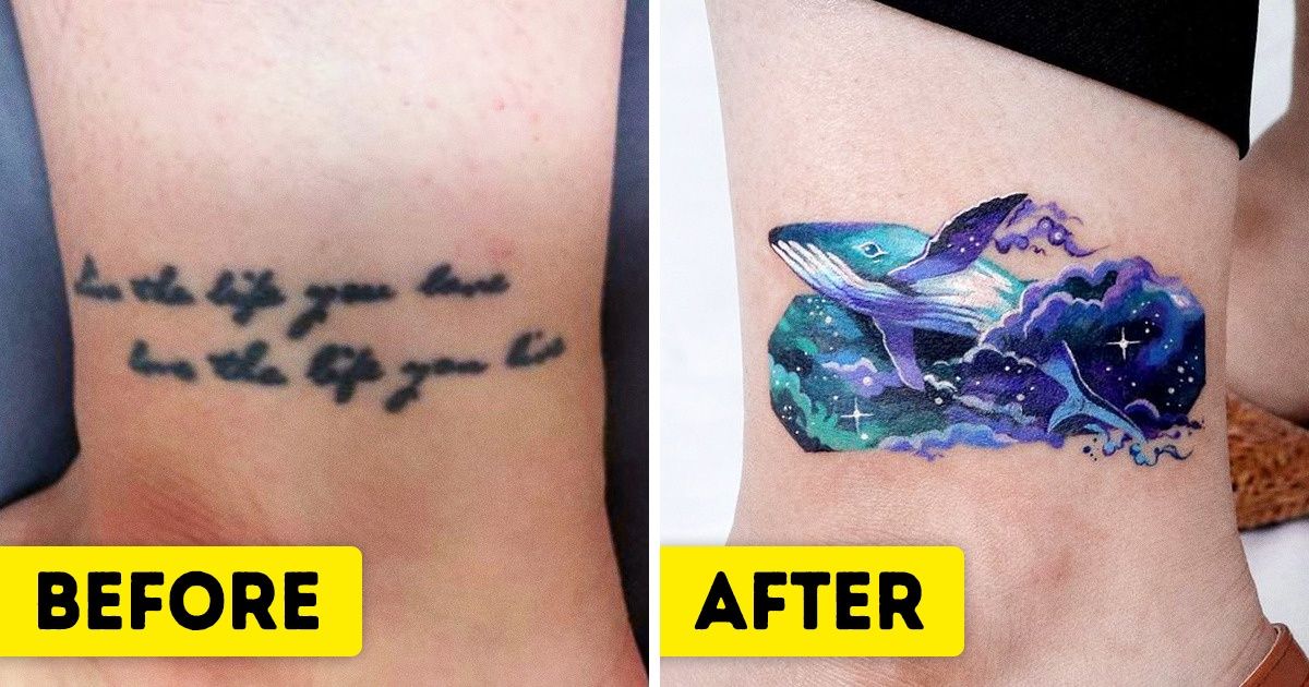 An Artist Turns Tattoos People Regret Into Otherworldly Scenes An Artist Turns Tattoos People Regret Into Otherworldly Scenes
