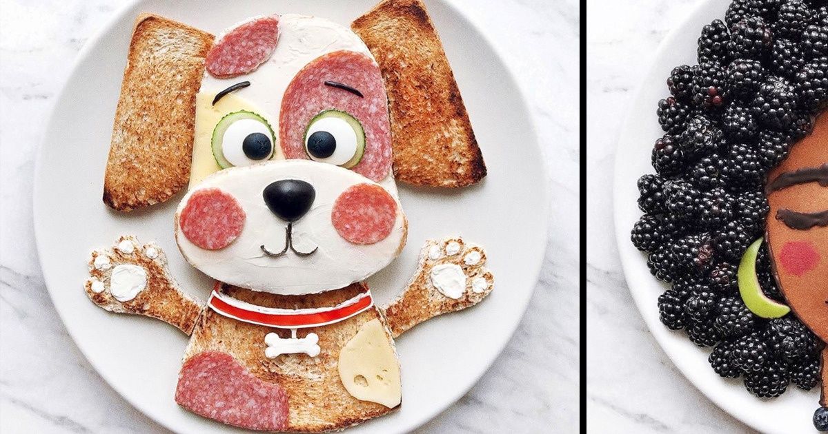 An Artist Shows What Happens When a Plate Is Your Canvas and Food Is Your Paint An Artist Shows What Happens When a Plate Is Your Canvas and Food Is Your Paint