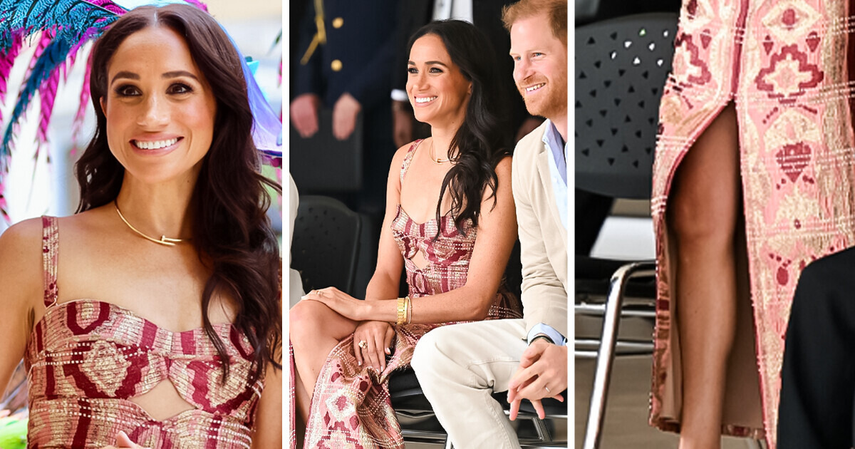 After "Too Much Skin" Accusation, Meghan Markle Dazzles in Open Dress