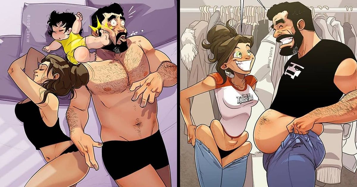 An Israeli Artist and His Wife Show Funny, Sweet Moments First-Time Parents Can Relate To An Israeli Artist and His Wife Show Funny, Sweet Moments First-Time Parents Can Relate To