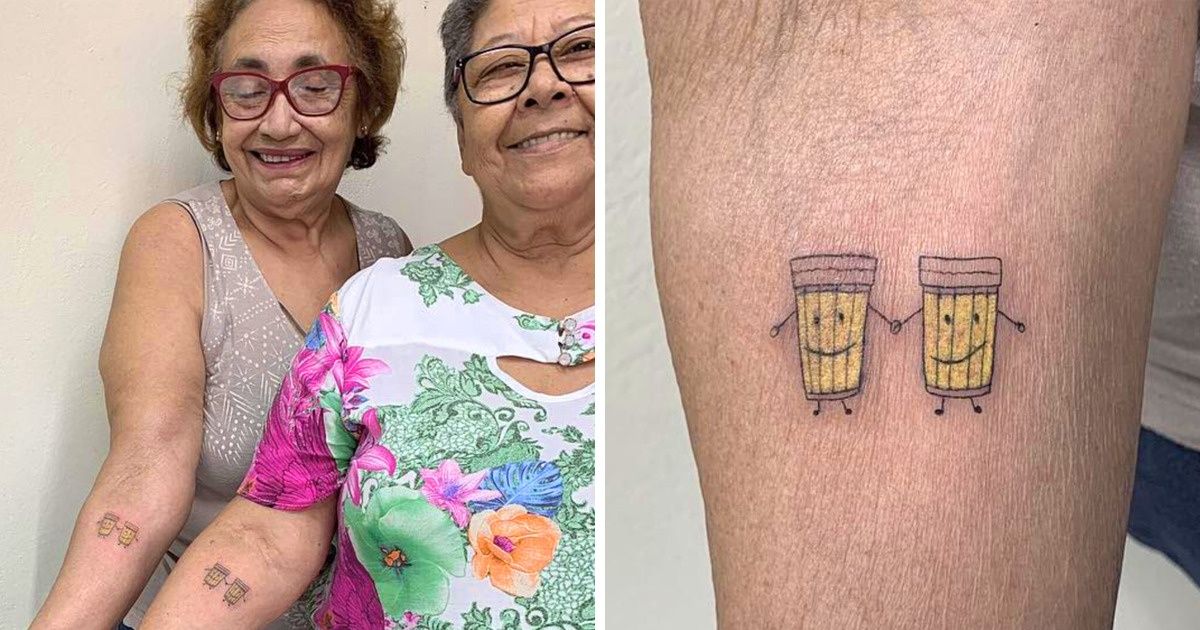 2 Ladies Celebrated Their 30-Year Friendship by Getting Lovely Couple Tattoos of What They Both Adore Most 2 Ladies Celebrated Their 30-Year Friendship by Getting Lovely Couple Tattoos of What They Both Adore Most
