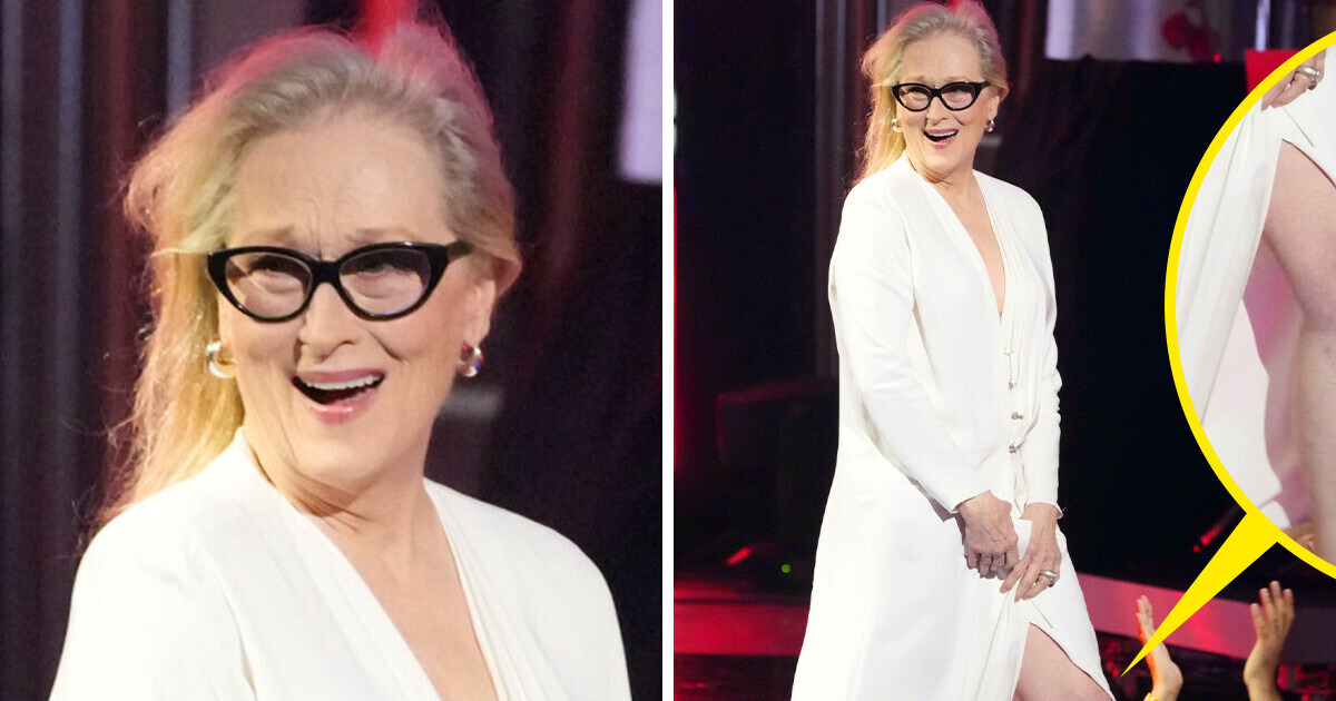 Meryl Streep, 74, Stuns In Thigh-High Slit And Sky-High Heels, Causing ...