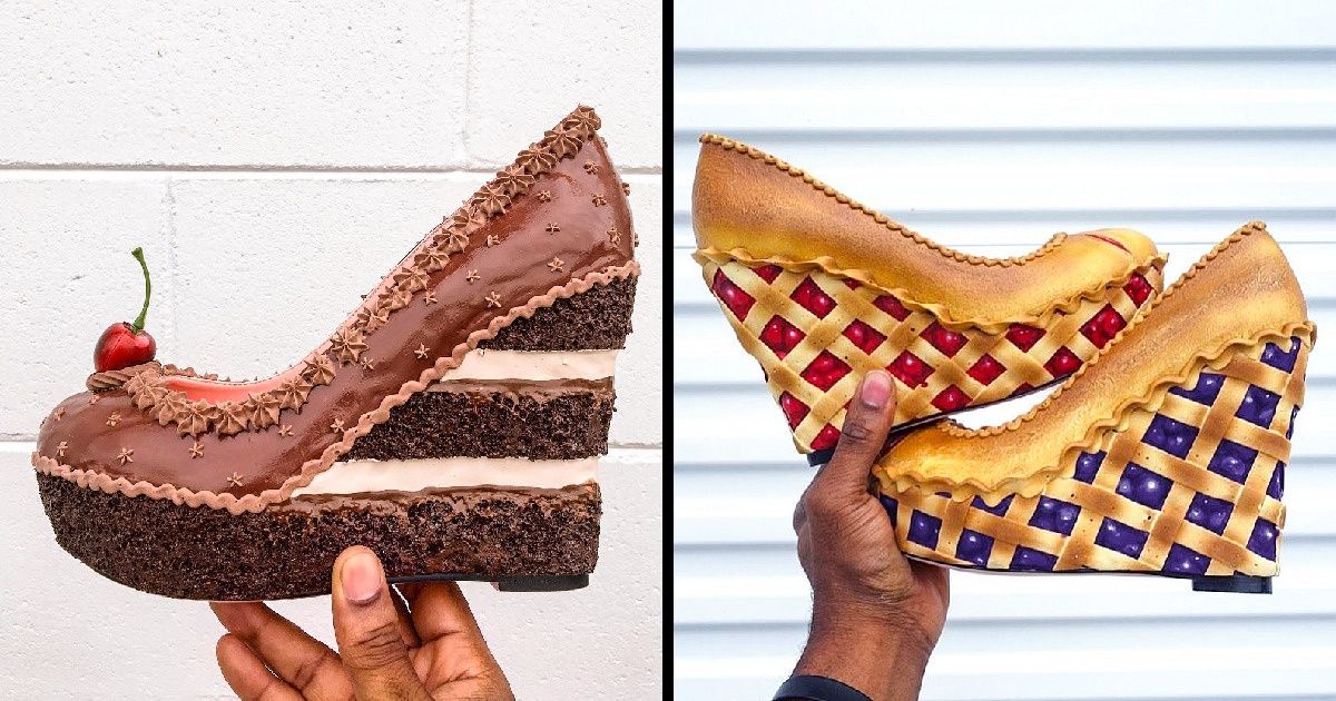 An Artist Turns Shoes Into Mouthwatering Desserts, and It’s Called the “Shoe Bakery”