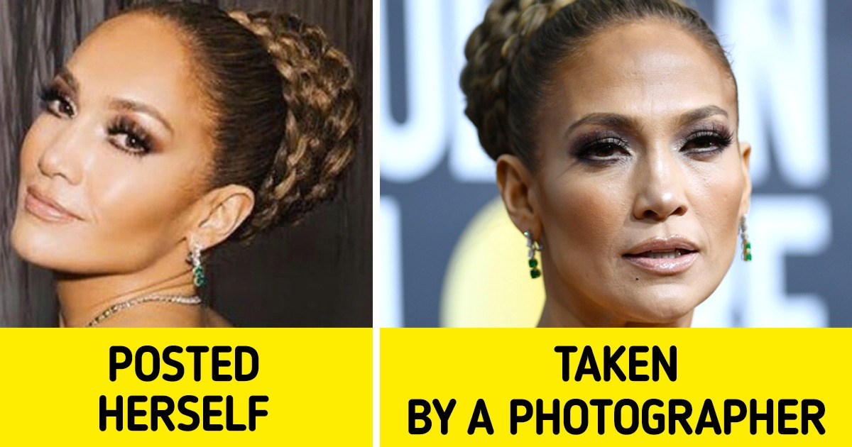 16 Pairs of Celebrity Photos That Show the Difference Between a Selfie and a Photo Taken by Another Person 16 Pairs of Celebrity Photos That Show the Difference Between a Selfie and a Photo Taken by Another Person