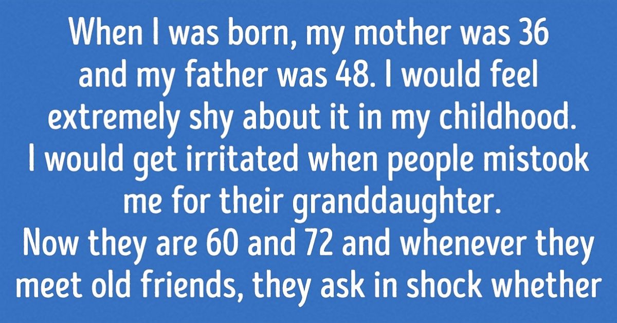 8 Kids of Old Parents Talk Candidly About What Being a Late Child Is ...