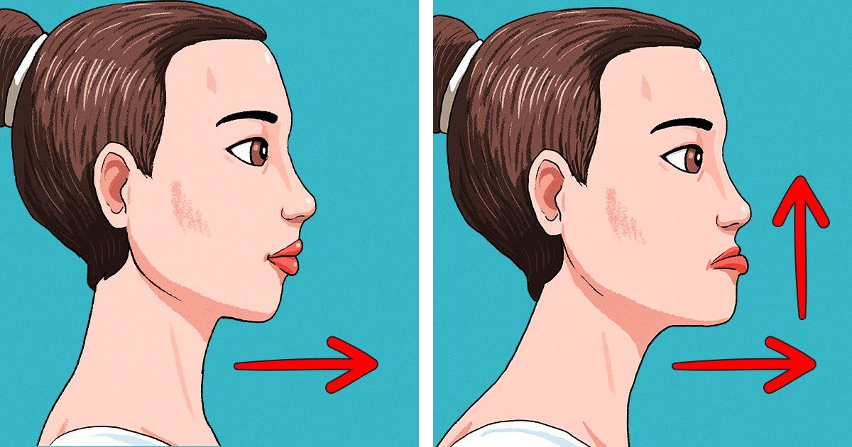 5 Exercises to Reshape Your Jawline Without a Surgeon Bright Side