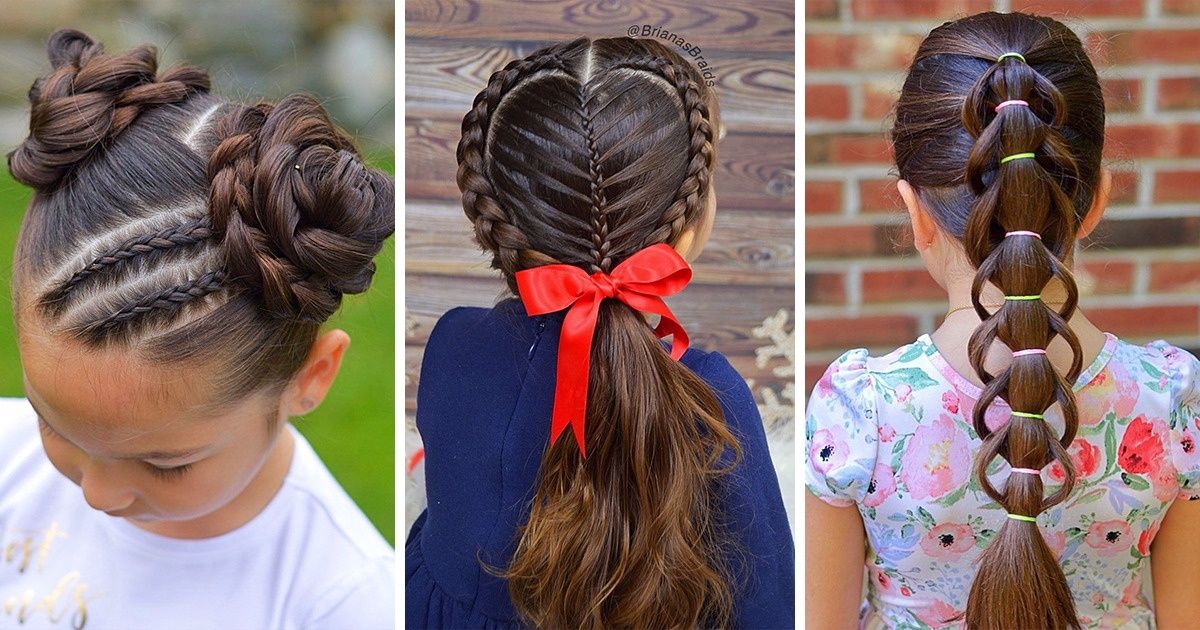 A Mom of 2 Documents the Hairstyles That She Does for Her Kids, and We ...
