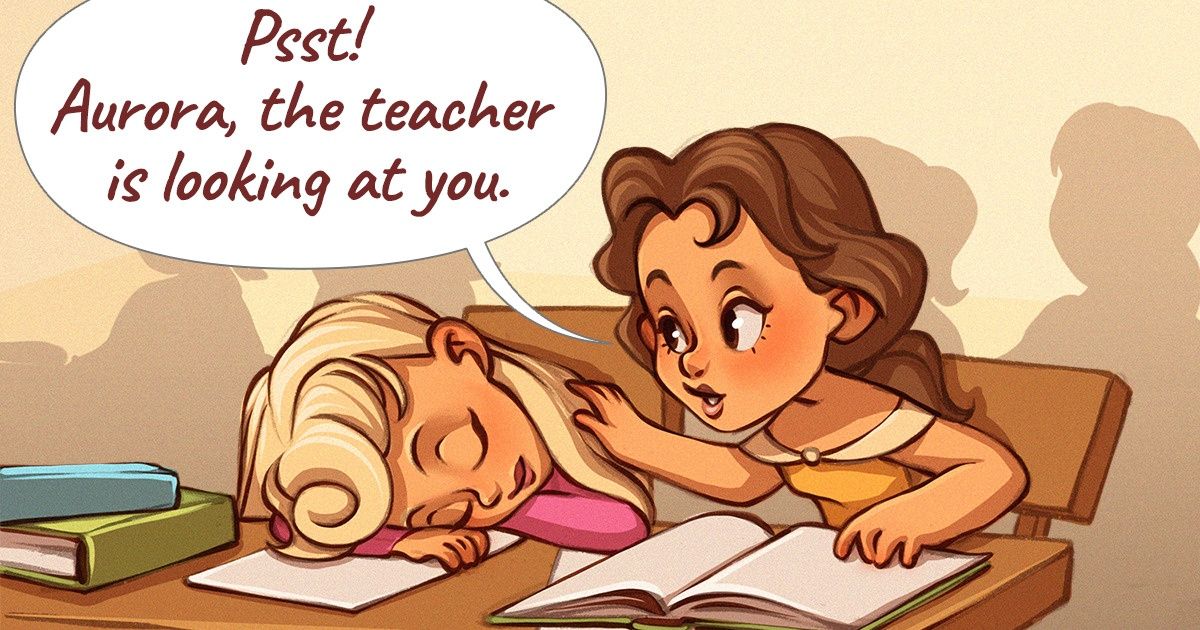 17 Comics That Show What Disney Characters Would Be Like in School 17 Comics That Show What Disney Characters Would Be Like in School