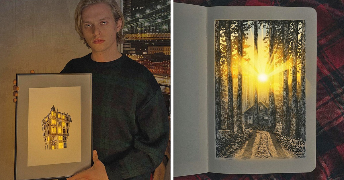 An Artist Uses a Special Technique to Make Pencil Drawings Glow With Life (15 Photos) An Artist Uses a Special Technique to Make Pencil Drawings Glow With Life (15 Photos)