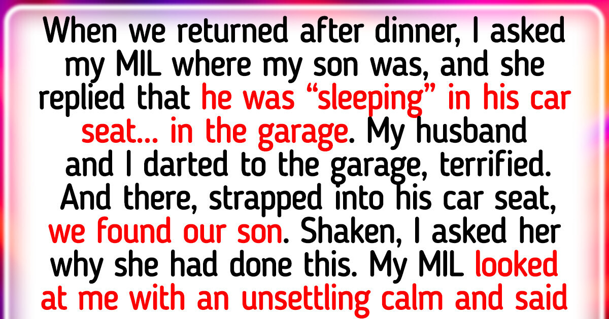My MIL Left My Toddler Sleeping Alone in the Garage — and Her Reason Chilled Me My MIL Left My Toddler Sleeping Alone in the Garage — and Her Reason Chilled Me