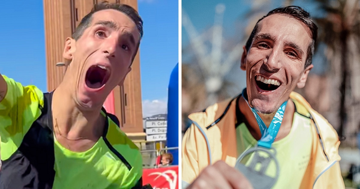 A Man With a Disability Affecting 76% of His Body Becomes the First in History to Finish a Marathon A Man With a Disability Affecting 76% of His Body Becomes the First in History to Finish a Marathon