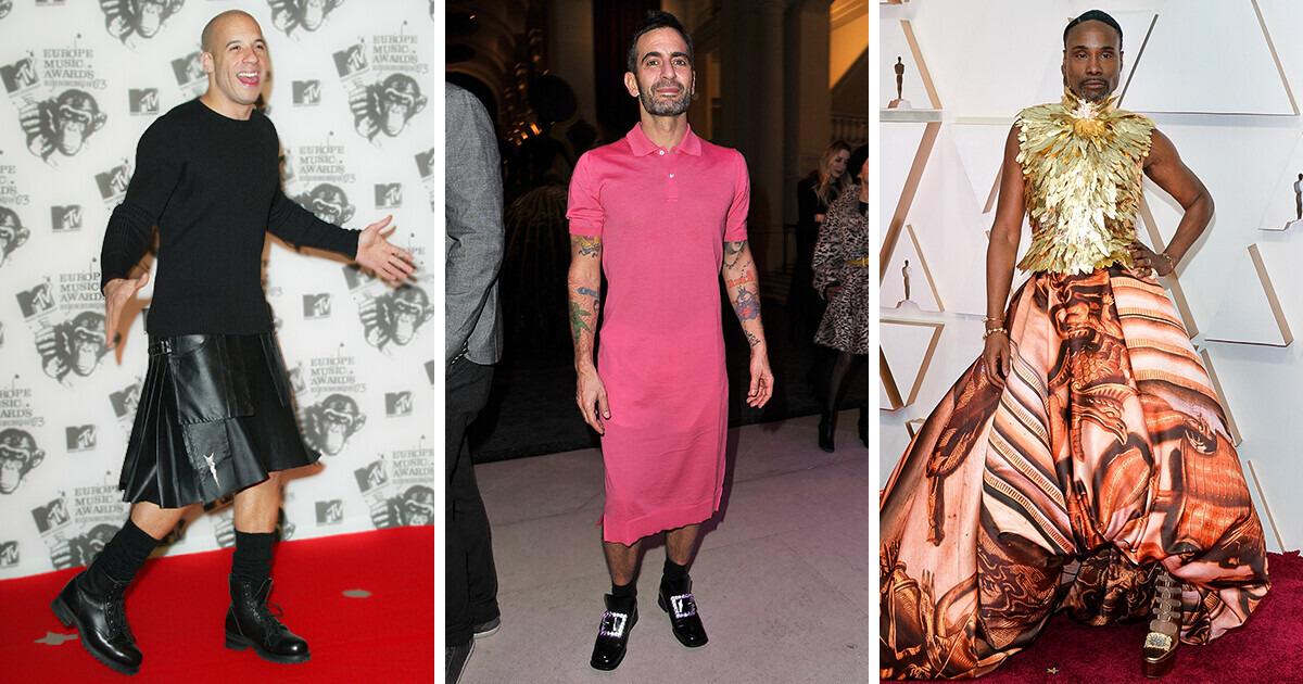 14 Celebrity Men Who've Worn Skirts and Dresses and Looked Fabulous in Them  / Bright Side
