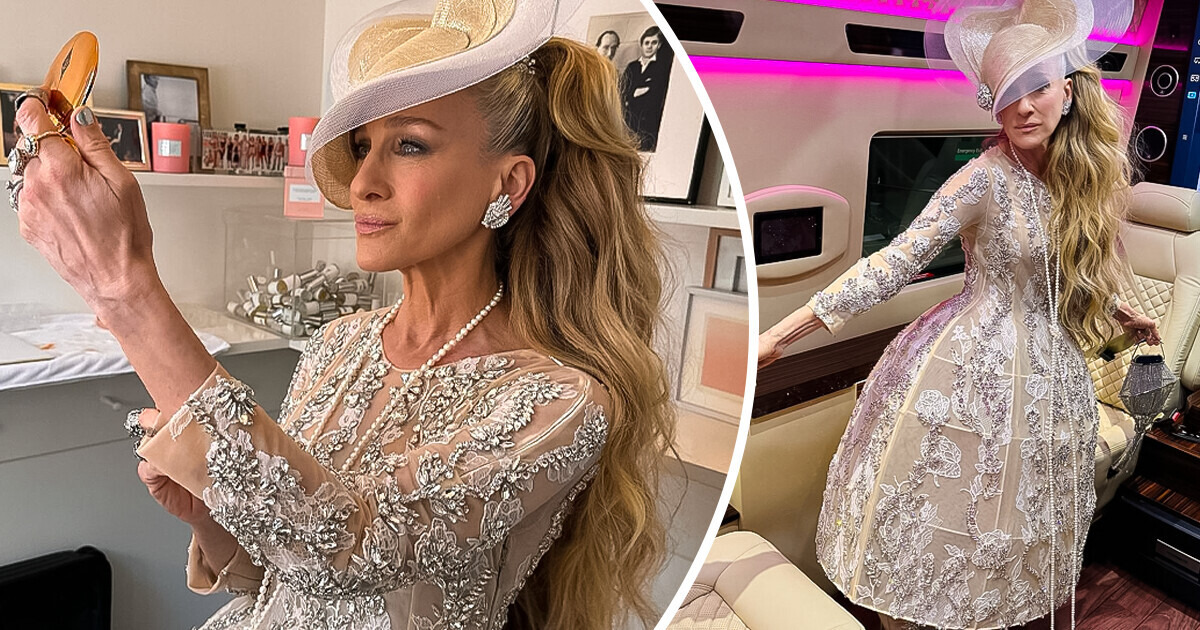 Sarah Jessica Parker Got Mocked by Fans for Her Birdcage Dress