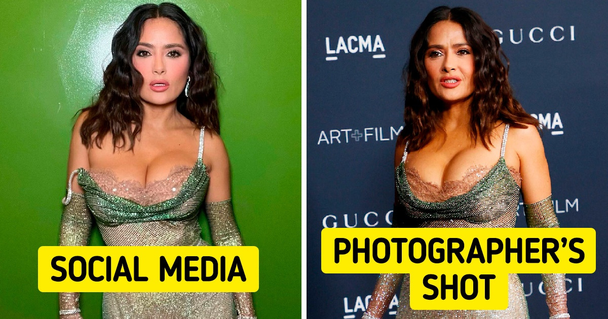 15 Side-by-Side Pictures of Celebrities on Social Media vs on Red Carpet 15 Side-by-Side Pictures of Celebrities on Social Media vs on Red Carpet