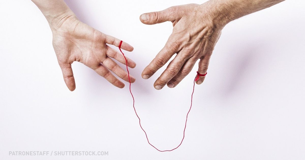 The red string of fate.. We all are always looking for the…, by Huza  Shamsi