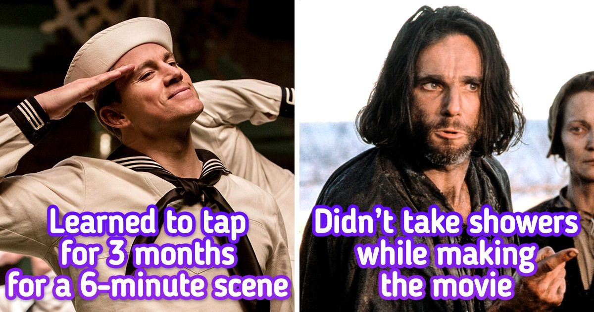 13 Facts That Prove Actors Have to Go the Extra Mile for Their Roles