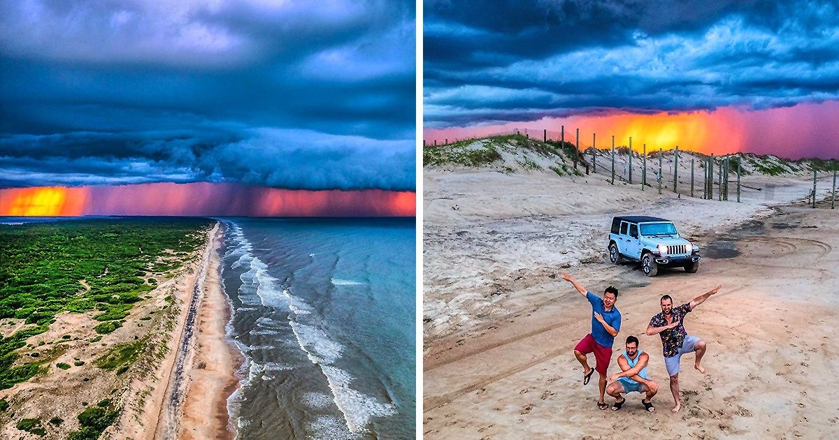 A Guy Captured a Stormy Sunset and 10+ Other People Who Saw Remarkable Works of Nature