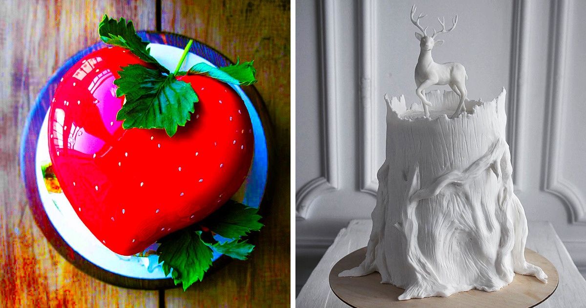 33 Desserts and Cakes That Are Too Cool to Be Eaten