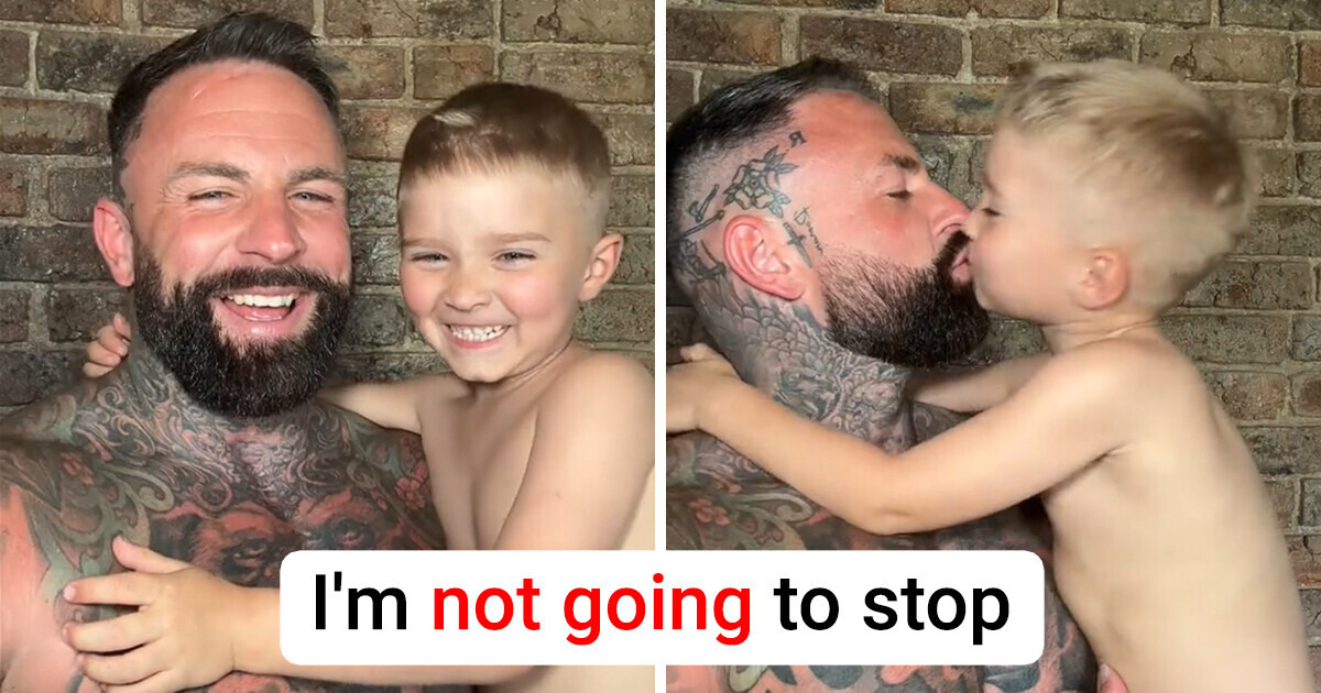 A Father Responds to People Trolling Him for Kissing 5-Year-Old Son A Father Responds to People Trolling Him for Kissing 5-Year-Old Son