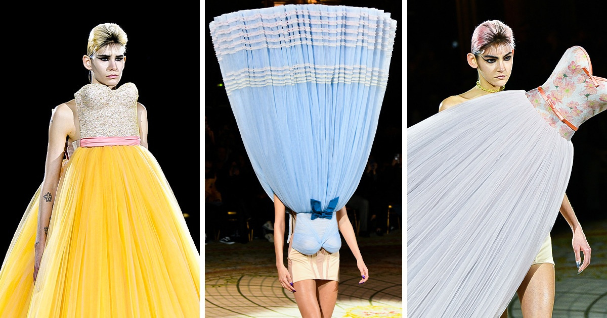 A Fashion Show Surprised Us With Unusual Dresses, and They Got Mixed ...