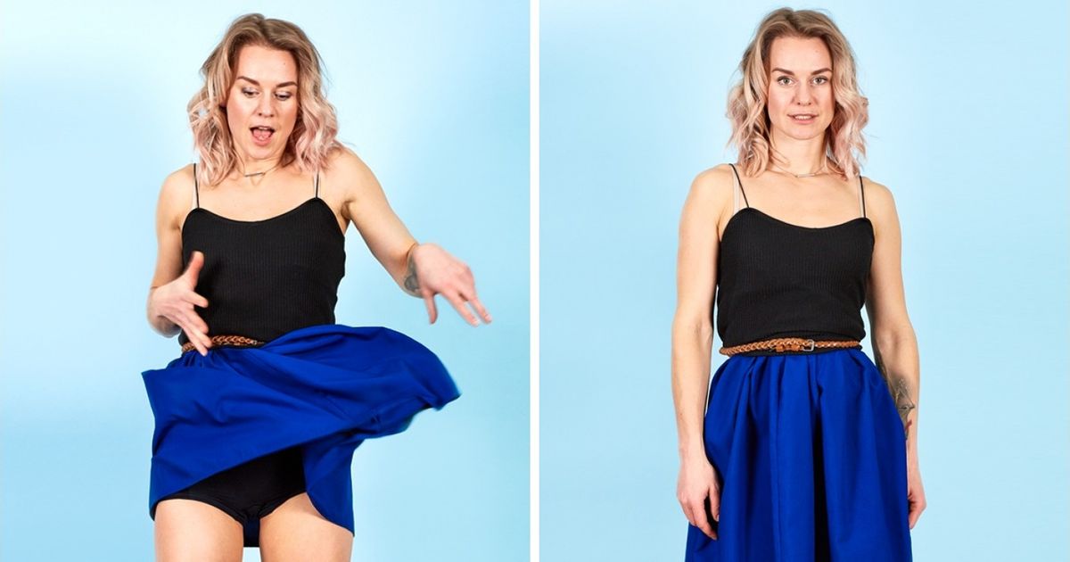 mini skirt hacks