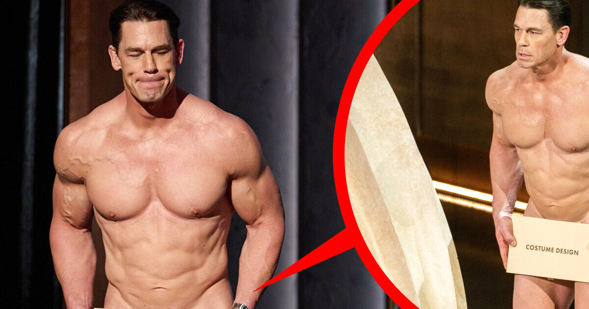 Backstage Photos Reveal How John Cena Managed to Be «Naked» at the Oscars Backstage Photos Reveal How John Cena Managed to Be «Naked» at the Oscars
