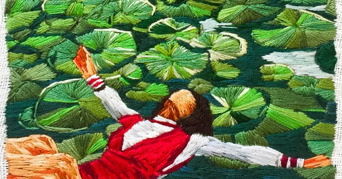 A French Artist Turns Her Memories Into Embroideries That Make Us Want to Take a Trip Down Memory Lane A French Artist Turns Her Memories Into Embroideries That Make Us Want to Take a Trip Down Memory Lane