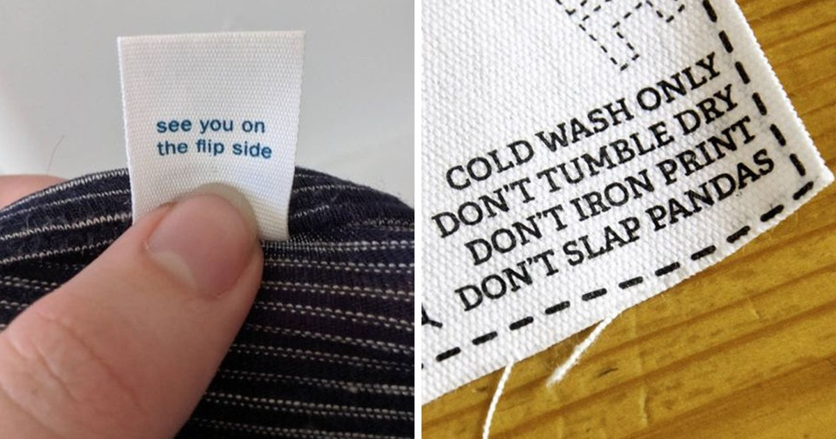 16 Unexpected Instructions on Clothing Tags Anyone Would Be Happy to Follow