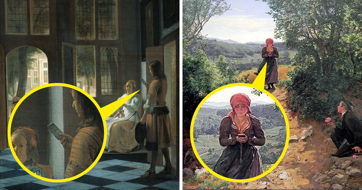 People Keep Finding iPhones in Ancient Paintings, and the Internet Is Baffled People Keep Finding iPhones in Ancient Paintings, and the Internet Is Baffled