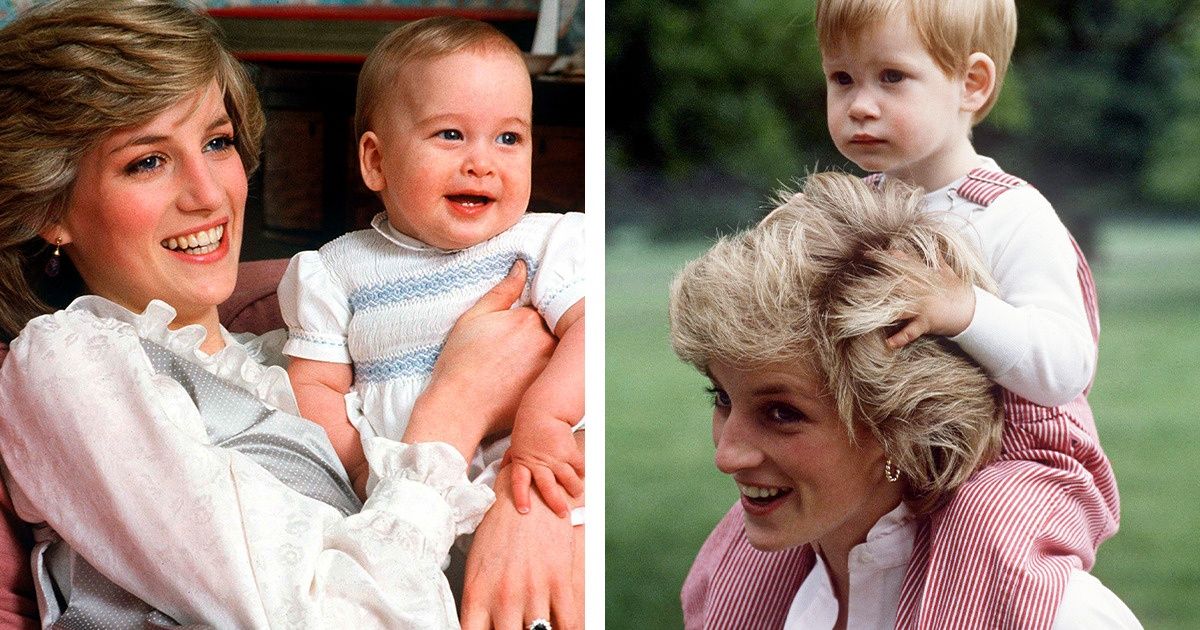 15+ Photos Showing the Love Princess Diana Gave to Prince William and ...