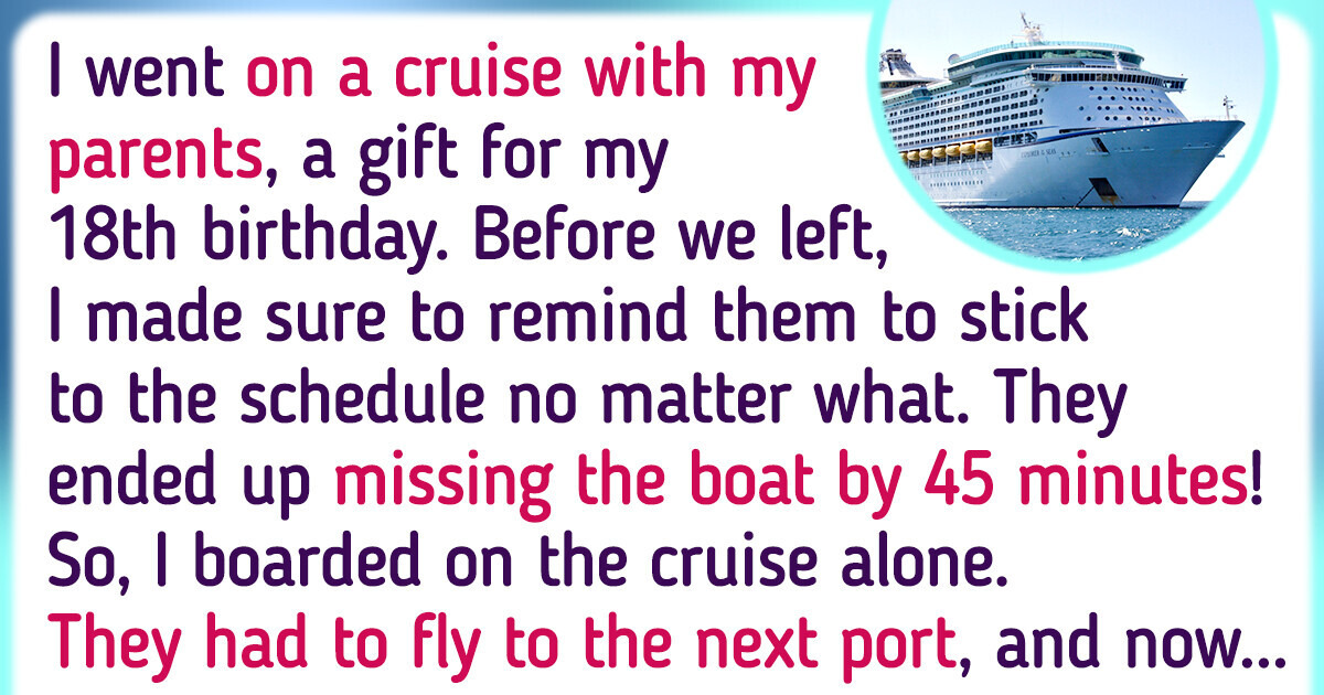 I Abandoned My Parents on an Island To Get My Cruise on Time