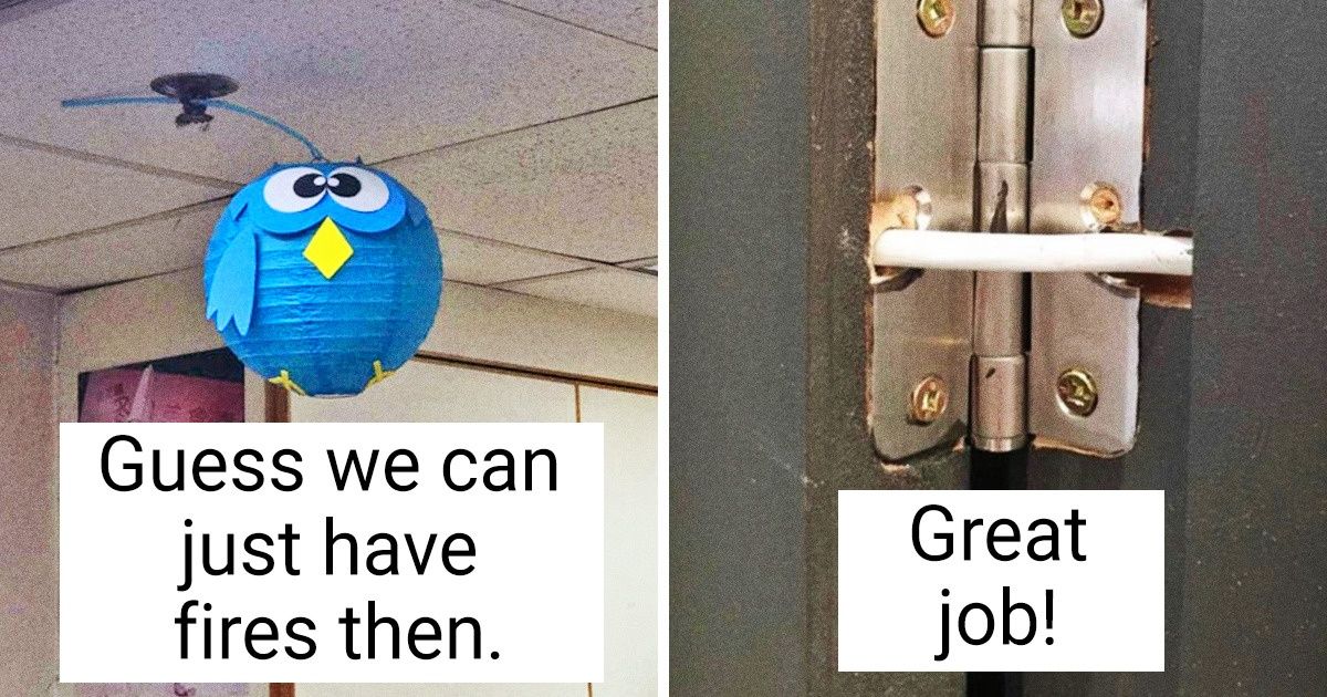 20 People That Have a Slightly Different Idea of What Safety Means 20 People That Have a Slightly Different Idea of What Safety Means