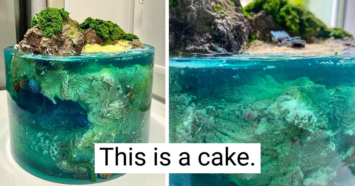A Woman From Ukraine Creates Masterpieces That Make You Think, “Wait, That’s All Cake?”